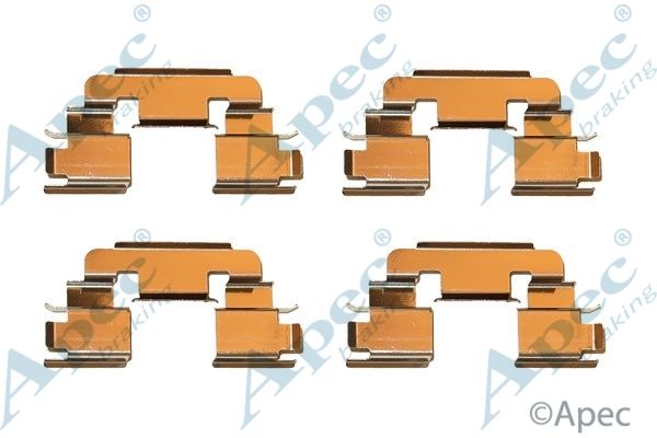 APEC BRAKING Комплектующие, колодки дискового тормоза KIT585